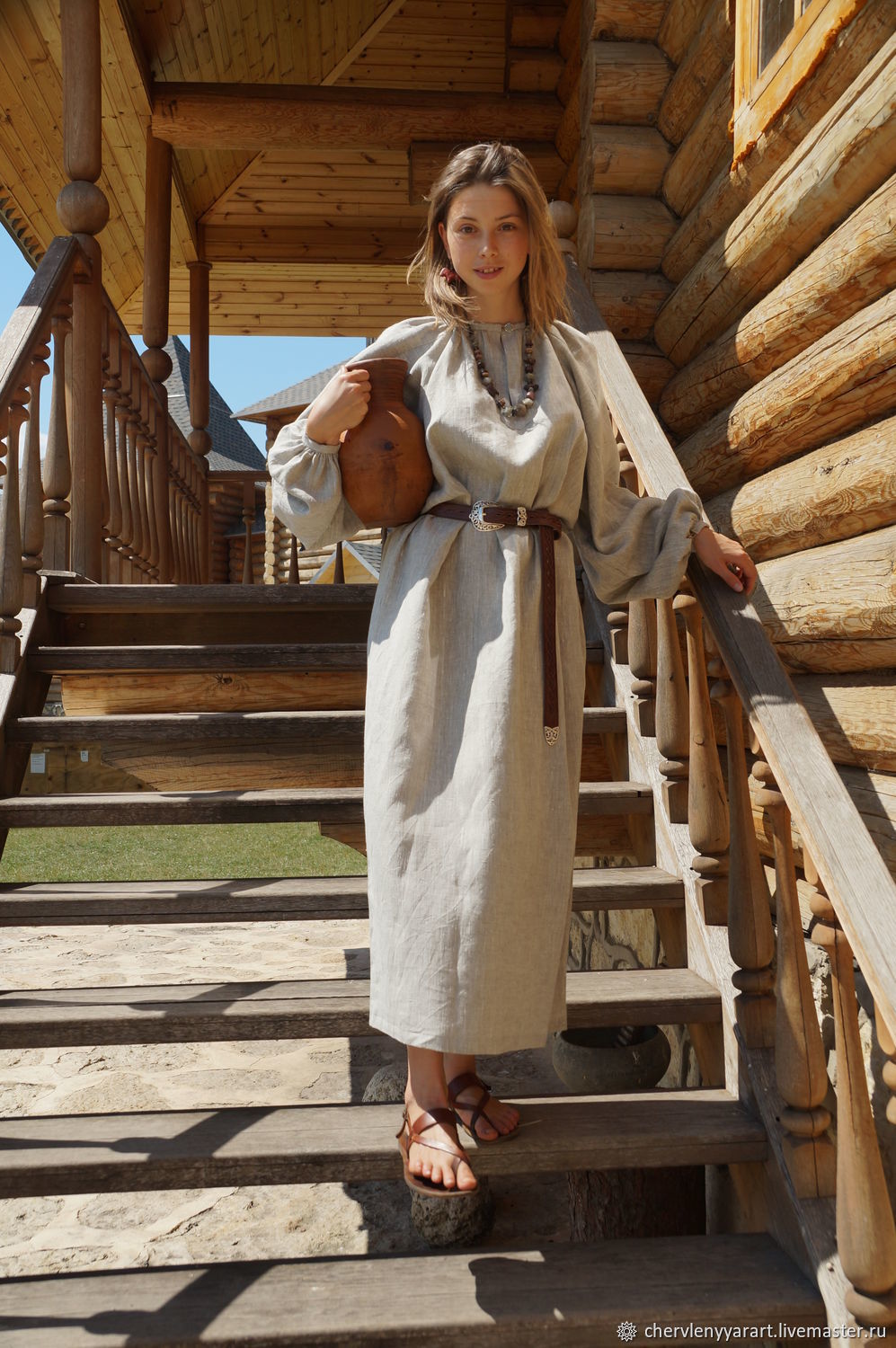 Girls in Slavic costumes in Ndjamena