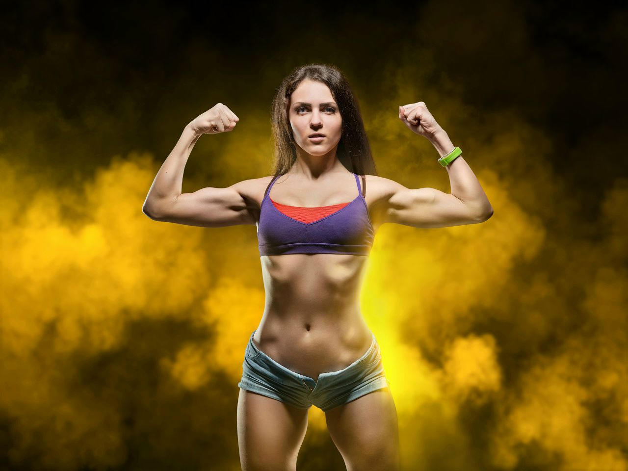 Athletic girls in Ndjamena